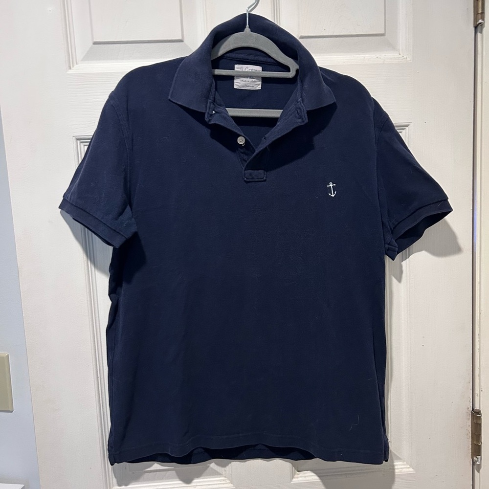J.Crew Polo Shirt with Anchor- M